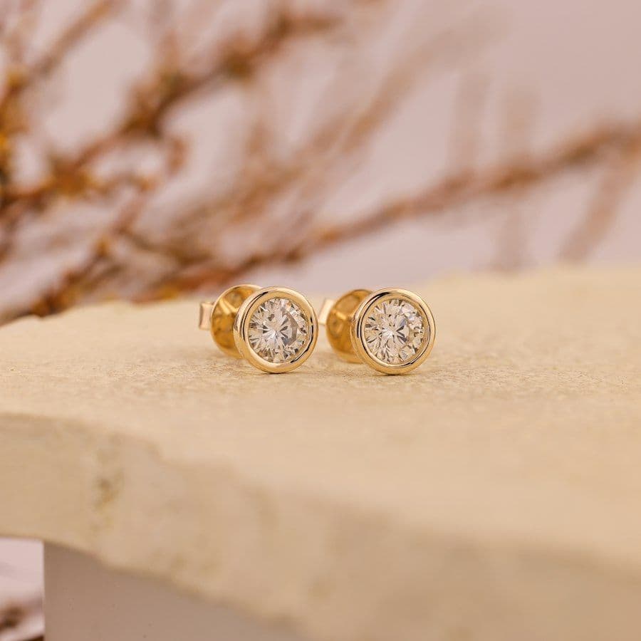 Drop Diamond Earrings